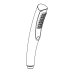 Bristan Single Function Shower Head - Chrome (202R30043CP-WRAS) - thumbnail image 1