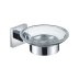 Bristan Square Soap Dish - Chrome (SQ DISH C) - thumbnail image 1