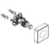 Bristan Square Wall Mount Fixing Kit (WMNT10 SQ C) - thumbnail image 1