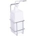 Croydex Elbow Operated Soap Dispenser - White/Silver (QM896741) - thumbnail image 1