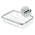 Croydex Flexi-Fix Pendle Soap Basket - Chrome (QM411641) - thumbnail image 1