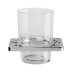 Croydex Sutton Tumbler and Holder - Chrome (QM731841) - thumbnail image 1