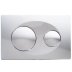 Fluidmaster T-Series Orbi Dual Flush ABS Plate - Gloss Chrome (P40-0120-0240) - thumbnail image 1