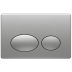 Fluidmaster T-Series Tactile Dual Flush ABS Plate - Matt Chrome (P61-0110-0240) - thumbnail image 1