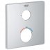 Grohe escutcheon - square - chrome (49076000) - thumbnail image 1