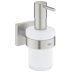 Grohe Start Cube Soap Dispenser With Holder - Supersteel (41098DC0) - thumbnail image 1