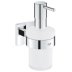 Grohe Start Cube Soap Dispenser With Holder - Chrome (41098000) - thumbnail image 1