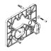 hansgrohe Holder For Escutcheon - Chrome (92298000) - thumbnail image 1