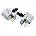 Ideal Standard soft close seat and cover hinge set - pre 2013 - chrome (UV074AA) - thumbnail image 1