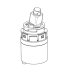 Ideal Standard Tap Cartridge (A861396NU) - thumbnail image 1