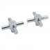 iflo Calm Handles (Pair) - Chrome (485603) - thumbnail image 1