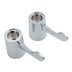 iflo Lever Handles (Pair) - Chrome (485464) - thumbnail image 1