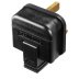 Masterplug 13A Heavy Duty Rubber Plug - Black (HDPT13B-01) - thumbnail image 1