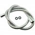 Mira shower hose - Chrome 1.25m (431.51) - thumbnail image 1