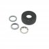 Aqualisa Outlet set - 15mm - Black (022602) - thumbnail image 1