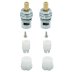 Roca Loft 1/2" Ceramic Disc Tap Cartridges x 2 (A525092709) - thumbnail image 1