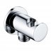 Triton circular integrated wall outlet and holder - chrome (TSHHWOCIRCHR) - thumbnail image 1