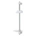 Triton David riser rail set - white/chrome (TSKDAVIWC) - thumbnail image 1