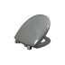 Twyford Avalon/Sola Toilet Seat - Grey (AV7865GY) - thumbnail image 1