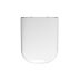 Twyford E500 Round Toilet Seat - White (E57851WH) - thumbnail image 1