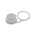 Worcester Bosch Greenstar Range Flue Elbow Test Plug - White (87161112530) - thumbnail image 1