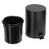 Croydex 5L Soft Close Matt Black Pedal Bin (AJ657321) - thumbnail image 2