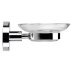 Croydex Flexi-Fix Pendle Soap Dish - Chrome (QM411941) - thumbnail image 2