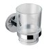 Croydex Flexi-Fix Pendle Tumbler and Holder - Chrome (QM411841) - thumbnail image 2