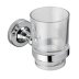 Croydex Flexi-Fix Worcester Tumbler and Holder - Chrome (QM461841) - thumbnail image 2