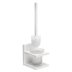 Croydex Portland Toilet Brush and Holder - White Wood (WA992922) - thumbnail image 2