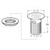 Deva 1.25" Free Flow Slotted Basin Waste - Chrome (WSTGR114/S) - thumbnail image 2