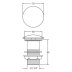 Deva Free Flow Slotted Basin Waste - Chrome (WST307) - thumbnail image 2