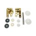 Fluidmaster Toilet Seat Hinges - Gold (BQ0061) - thumbnail image 2