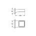 Grohe Selection Cube Glass/Soap Dish Holder - Chrome (40865000) - thumbnail image 2