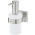 Grohe Start Cube Soap Dispenser With Holder - Supersteel (41098DC0) - thumbnail image 2