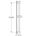 Grohe Vitalio Universal Shower Rail - 900mm - Chrome (26961001) - thumbnail image 2