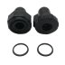 Aqualisa inlet elbow assembly (pair) - black (213023) - thumbnail image 2