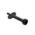 Top-Fix Click Clack Bath Waste with Overflow - Matt Black (TFIXBT2) - thumbnail image 2