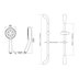 Triton Conor/Lara shower fittings kit - white/chrome (TSKFCONLARWC) - thumbnail image 2