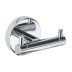 Croydex Flexi-Fix Britannia Double Robe Hook - Chrome (QM589141) - thumbnail image 3