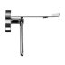 Croydex Flexi-Fix Pendle Toilet Roll Holder With Anti-Slip Shelf - Chrome (QM414541) - thumbnail image 3