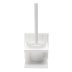 Croydex Portland Toilet Brush and Holder - White Wood (WA992922) - thumbnail image 3