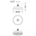 Hudson Reed Round Fixed Shower Head - Chrome (HEAD21) - thumbnail image 3