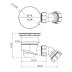 Top-Fix 1/2" (90mm) Shower Tray Waste with Elbow SHW-TOP-01-CH - Chrome (TFIXSW1) - thumbnail image 3