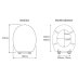 Croydex Constance Flexi-Fix Toilet Seat - White (WL601722H) - thumbnail image 4