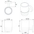 Croydex Flexi-Fix Epsom Black Tumbler and Holder (QM481821) - thumbnail image 4