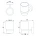 Croydex Flexi-Fix Romsey Tumbler and Holder - Chrome (QM741841) - thumbnail image 4