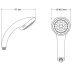 Mira Response RF1 Adjustable Shower Head - White (was 411.92) (2.1605.103) - thumbnail image 4